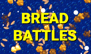 The Title Screen For The Videogame Bread Battles